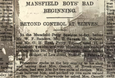 Mansfield Boy's Bad Beginnings